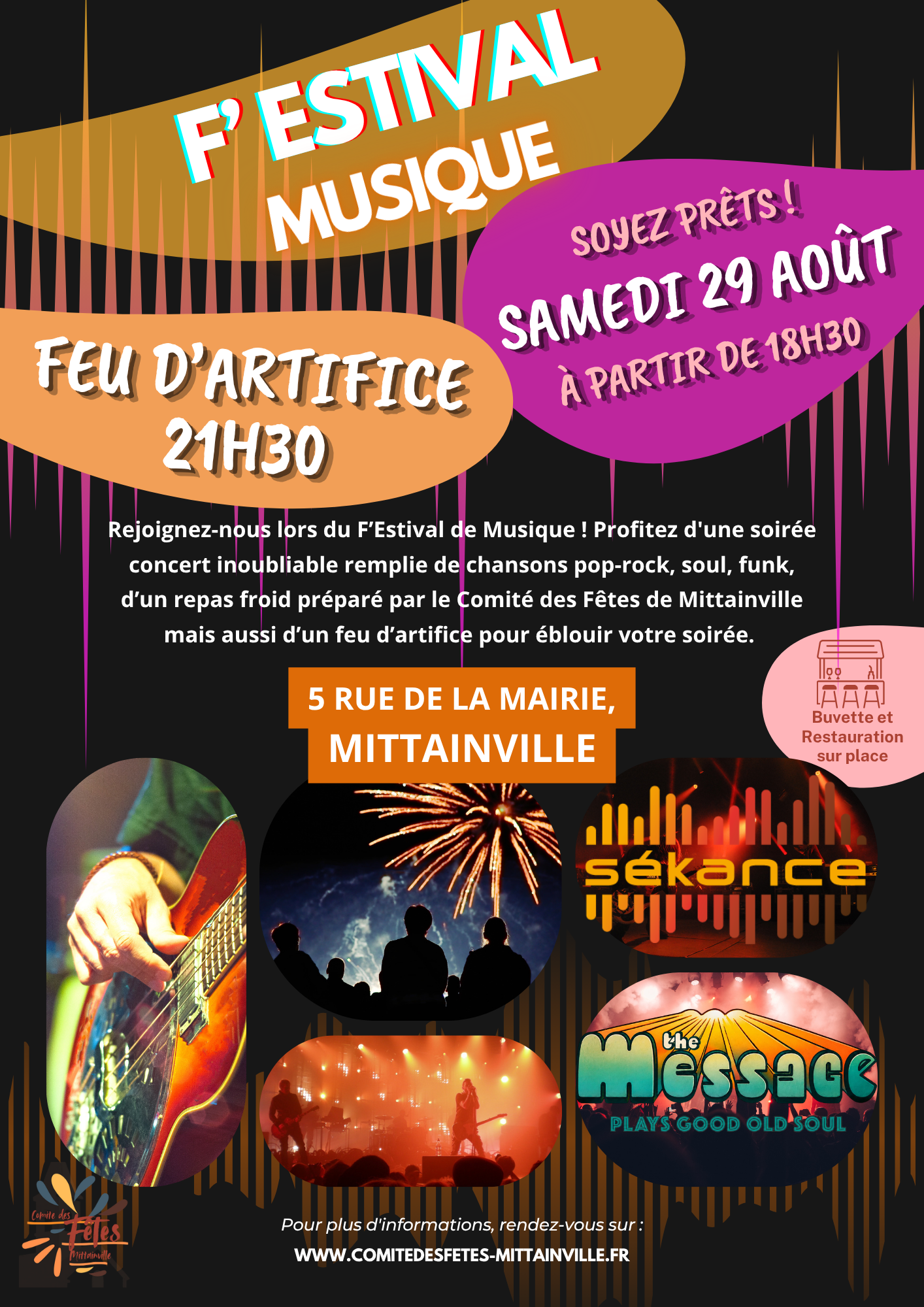 Concert et feu d'artifice